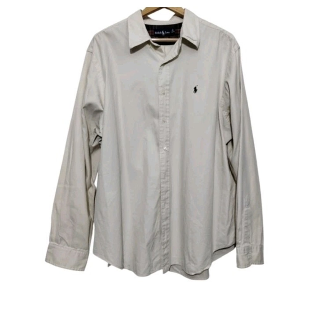 Ralph Lauren Classic Fit Men's XXL Cotton Pony Button Down Shirt Preppy